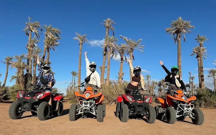 Marrakech Quad adventure tracks dans la Palmeraie et desert de Marrakech